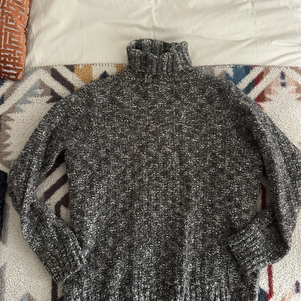 Joseph Abboud Gray Turtleneck Sweater